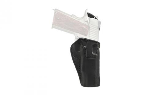 Tagua Clip On OWB, Multifit Holster, Fits Most Double Stack Subcompact Semi-automatic Pistols, Right Hand, Leather Construction, Black TX-CO-OWB-640