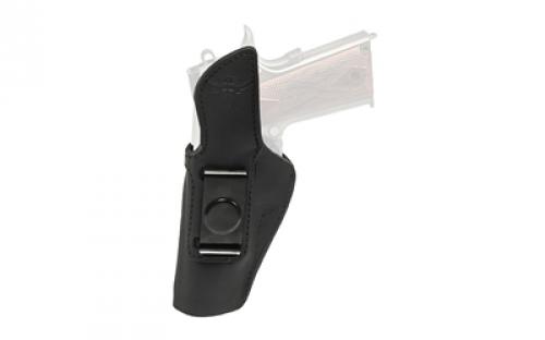 Tagua Clip On OWB, Multifit Holster, Fits Most Double Stack Subcompact Semi-automatic Pistols, Right Hand, Leather Construction, Black TX-CO-OWB-640