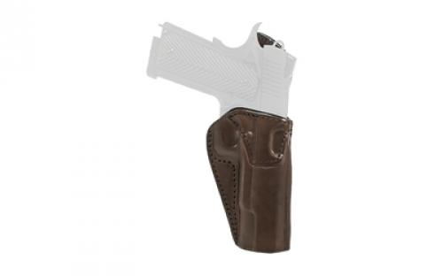 Tagua Clip On OWB, Multifit Holster, Fits Most Double Stack Subcompact Semi-automatic Pistols, Right Hand, Leather Construction, Brown TX-CO-OWB-642