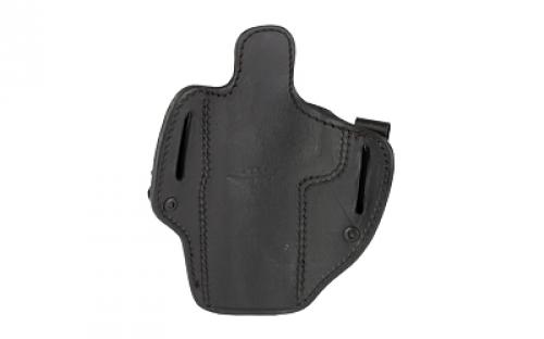 Tagua Tagua Crusader 2-In-1, Inside The Waistband/Outside The Waistband Holster, Right Hand, Leather, Black, Fits 5" 1911s TX-DCH-200