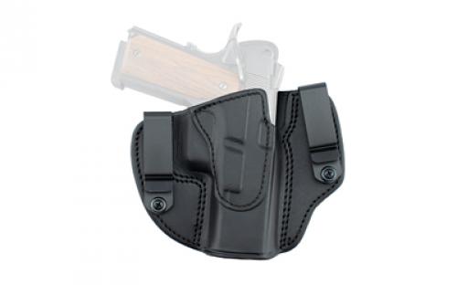 Tagua Tagua Crusader 2-In-1, Inside The Waistband/Outside The Waist Band Holster, Right Hand, Leather, Black, Fits Sig Sauer P320/Glock 19 TX-DCH-520