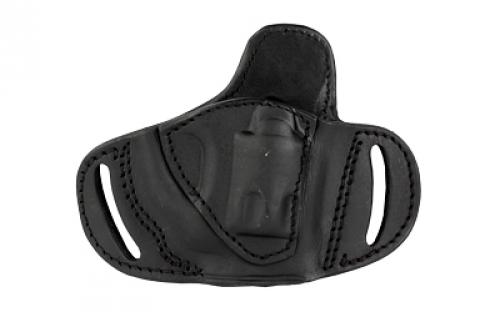 Tagua Tagua Quick Draw Fort, Outside The Waistband Holster, Right Hand, Leather, Black, Fits Smith & Wesson J Frame Revolvers TX-EP-BH2-020