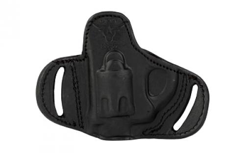 Tagua Tagua Quick Draw Fort, Outside The Waistband Holster, Right Hand, Leather, Black, Fits Smith & Wesson J Frame Revolvers TX-EP-BH2-020