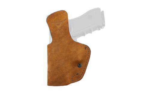 Tagua The Loyal, IWB, Multifit Holster, Fits Most Single Stacked Semi-Automatic Pistols with Optic, Right Hand, Super Soft Suede Construction, Light Brown TX-LOYAL-1010-LB
