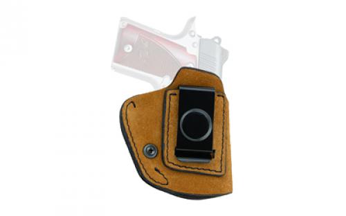 Tagua The Loyal, IWB, Multifit Holster, Fits GLOCK 19/Sig Sauer P320C X Compact with Optic, Right Hand, Super Soft Suede Construction, Light Brown TX-LOYAL-520-LB