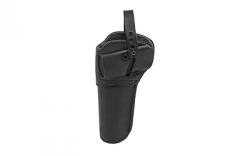 Tagua TX-Revolver, Thumbreak Revolver Holster, Leather, Black, Fits Single Action Revolvers 5.5, Ambidextrous TX-REV-OWB-TB-3000