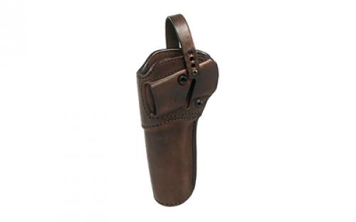 Tagua TX-Revolver, Thumbreak Revolver Holster, Leather, Brown, Fits Single Action Revolvers 6.5, Ambidextrous TX-REV-OWB-TB-3012