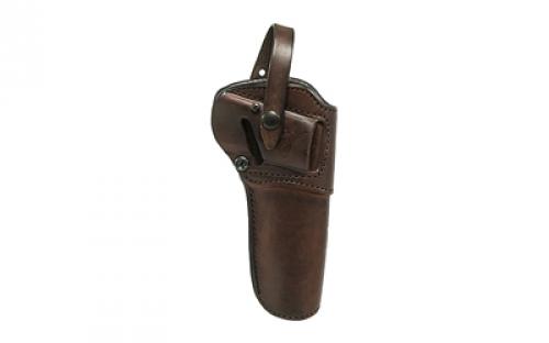 Tagua TX-Revolver, Thumbreak Revolver Holster, Leather, Brown, Fits Smith & Wesson N Frame 6", Ambidextrous TX-REV-OWB-TB-962