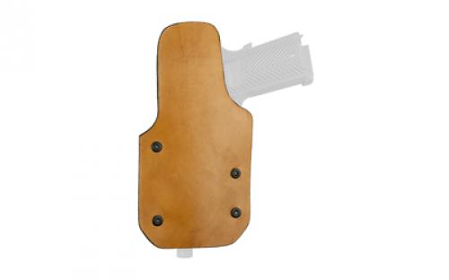 Tagua KYDEX LEATHER IWB HOLSTER, Inside Waistband Holster, Fits Springfield 3" Hellcat, Leather/Kydex Construction, Black and Brown, Right Hand VENTURER-1080