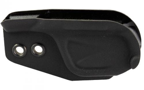 Techna Clip Conceal Carry Kit, Ambidextrous, S&W Shield, Black, Includes Steel Clip and Kydex Holster CCKSHBR