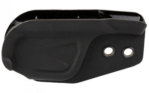 Techna Clip Conceal Carry Kit, Ambidextrous, S&W Shield, Black, Includes Steel Clip and Kydex Holster CCKSHBR