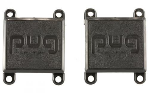 Techna Clip Pug Handgun Holster Mount, Fits All Techna Clip Models, Includes 2 Pug Mounting Brackets and Screws, Black Finish PUGDB