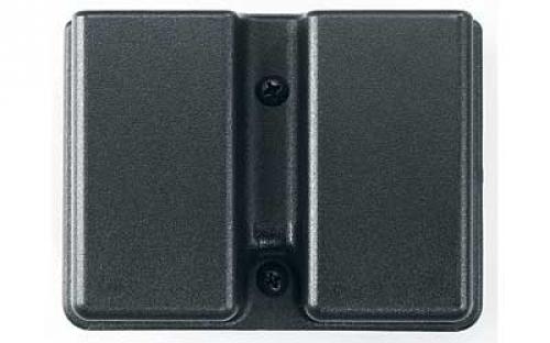 Uncle Mike's Kydex Belt Case, Fits Double Stack/Double Magazine, Black 51361