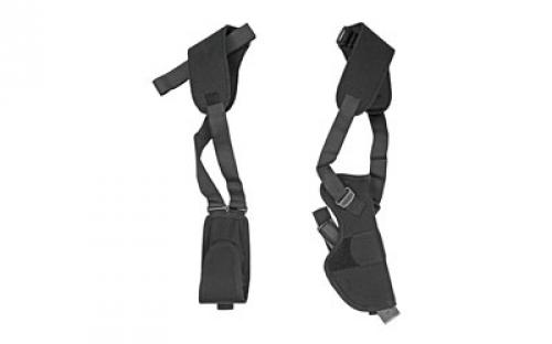 Uncle Mike's Pro Pak Vertical Shoulder Holster, Size 1, Fits Large Auto With 4 Barrel, Right Hand, Black 75011