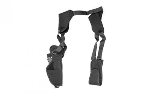 Uncle Mike's Pro Pak Vertical Shoulder Holster, Size 15, Fits Large Auto With 4.5 Barrel, Right Hand, Black 75151