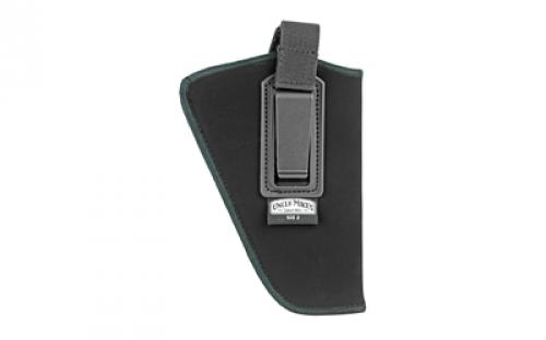 Uncle Mike's Nylon Inside the Pant Holster, With Strap, Size 2, Medium Revolver With 4" Barrel, Right Hand, Black 76021