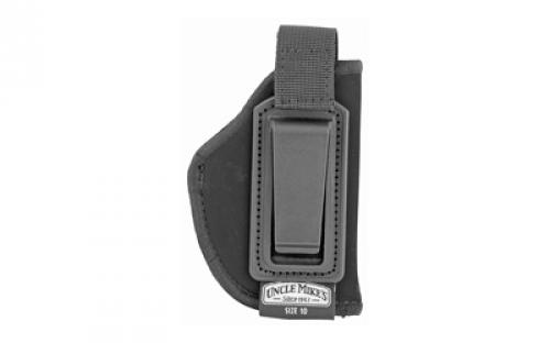 Uncle Mike's Nylon Inside the Pant Holster, With Strap, Size 10, Small Auto With, Right Hand, Black 76101