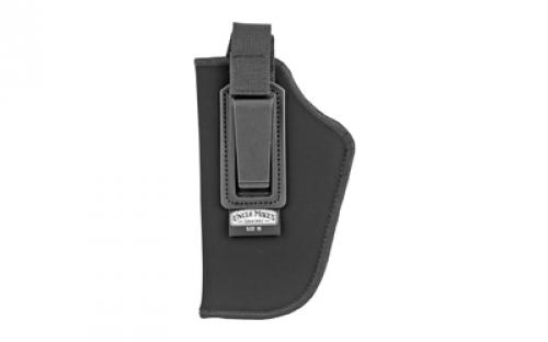 Uncle Mike's Nylon Inside the Pant Holster, With Strap, Size 15, Large Auto With 4.5" Barrel, Left Hand, Black 76152