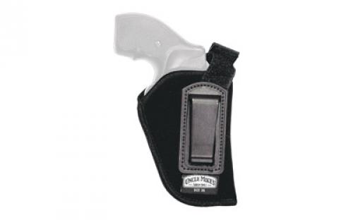 Uncle Mike's Nylon Inside the Pant Holster, With Strap, Size 36, Small Revolver With 2 Barrel, Right Hand, Black 76361