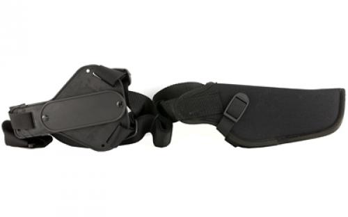 Uncle Mike's Vertical Shoulder Holster, Size 2, Fits Med Revolver With 4 Barrel, Right Hand, Black 83021