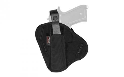 Uncle Mike's Super Belt Slide Holster, Size 5, Fits Large Auto With 5 Barrel, Ambidextrous, Black 86050