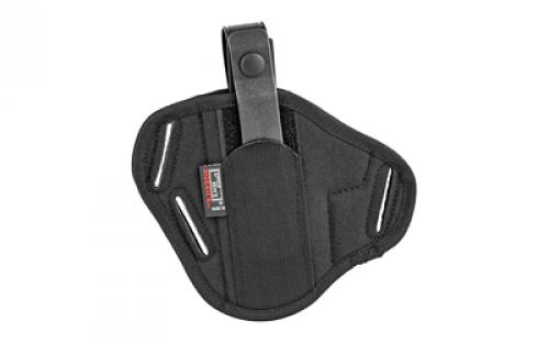Uncle Mike's Super Belt Slide Holster, Size 15, Fits Large Auto With 4.5" Barrel, Ambidextrous, Black 86150