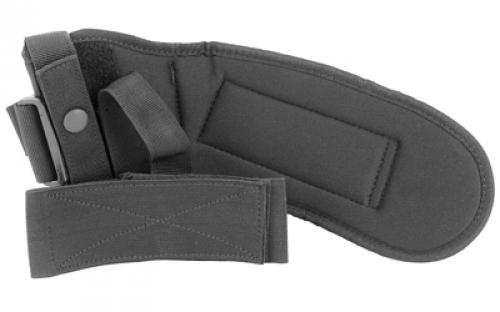 Uncle Mike's Ankle Holster, Size 1, Fits Medium Auto With 4" Barrel, Right Hand, Black 88211