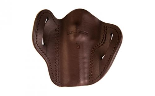 Uncle Mike's Uncle Mikes Outside Waistband Leather Holster, Size 4, Fits Most Large Frame Autos (Beretta 92, CZ 75, FN 509, HK VP9, Sig 220/226, Springfield XDM), Right Hand, Black UM-OWB-4-MBL-R
