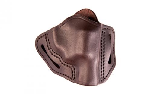 Uncle Mike's Uncle Mikes Outside Waistband Leather Holster, Fits S&W J-Frame, Ruger LCR and Similar Size Revolvers, Leather Construction, Right Hand, Brown UM-OWB-J-BRW-R
