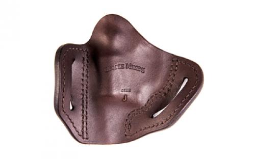 Uncle Mike's Uncle Mikes Outside Waistband Leather Holster, Fits S&W J-Frame, Ruger LCR and Similar Size Revolvers, Leather Construction, Right Hand, Brown UM-OWB-J-BRW-R