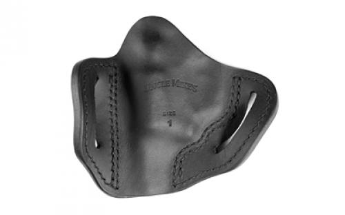 Uncle Mike's Uncle Mikes Outside Waistband Leather Holster, Fits S&W J-Frame, Ruger LCR and Similar Size Revolvers, Leather Construction, Right Hand, Black UM-OWB-J-MBL-R