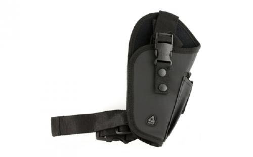 Leapers, Inc. - UTG Elite Tactical Leg Holster, Fits Most Large Autos, Right Hand, Black PVC-H168ET