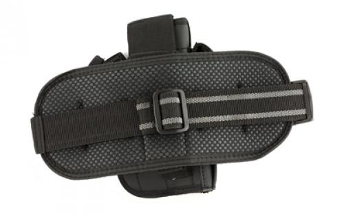 Leapers, Inc. - UTG Special Ops Universal, Leg Holster, Fits Most Large Autos, Left Hand, Black Finish PVC-H178BL