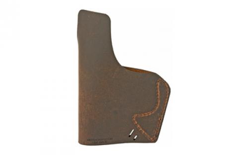 Versacarry Element, Inside Waistband Holster, Right Hand, Water Buffalo Leather, Distressed Brown Color, Fits Most Double Stacked Semi-Automatic Pistols 32101