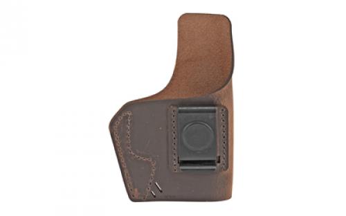 Versacarry Element, Inside Waistband Holster, Right Hand, Water Buffalo Leather, Distressed Brown Color, Fits Most Compact and Sub-Compact Single Stack Semi-Auto Pistols 32103