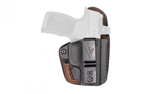 Versacarry Comfort Flex Custom, Inside Waistband Holster, Fits Sig Sauer P365, Leather and Kydex, Distressed Brown, Right Hand CFC211365