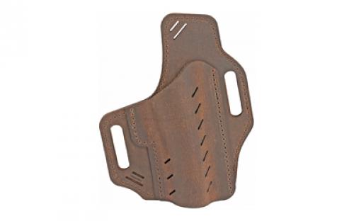 Versacarry Guardian Series Water Buffalo Belt Holster, Fits 1911 Style Pistols with 4.25 Barrel, Right Hand, Distressed Brown Leather G2BRN