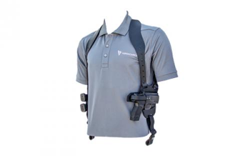 Versacarry Mayhem Shoulder Holster, Shoulder Holster, Right Hand, Fits Sig Sauer P320, Leather, Black MSH1P320