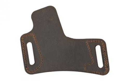 Versacarry Water Buffalo Protector OWB Holster, Fits Most Double Stacked Semi-Automatic Pistols, Right Hand, Distressed Brown Leather WBOWB21