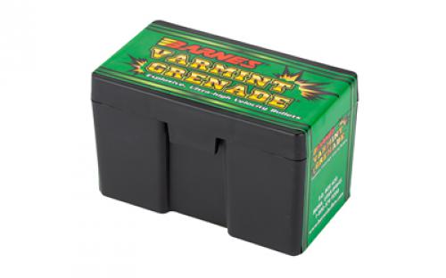 Barnes VARMINT GRENADE, .224 Diameter, 22 Caliber, 36 Grain, Flat Bottom Hollow Point, California Certified Nonlead, 250 Count 30189
