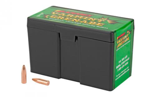 Barnes VARMINT GRENADE, .224 Diameter, 22 Caliber, 50 Grain, Flat Bottom Hollow Point, California Certified Nonlead, 250 Count 30201
