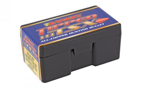 Barnes TIPPED TSX, .257 Diameter, 25 Caliber, 100 Grain, Ballistic Tip Boat Tail, California Certified Nonlead, 50 Count 30220