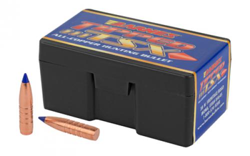 Barnes TTIPPED TSX, .277 Diameter, 27 Caliber, 130 Grain, Ballistic Tip Boat Tail, California Certified Nonlead, 50 Count 30276