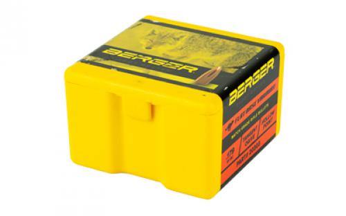 Berger Bullets FB Varmint, .204 Diameter, 20 Caliber, 35 Grain, Flat Base Hollow Point, 100 Count 20303