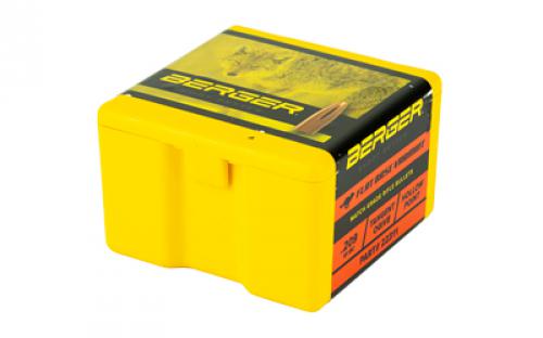 Berger Bullets FB Varmint, .224 Diameter, 22 Caliber, 55 Grain, Flat Base Hollow Point, 100 Count 22311