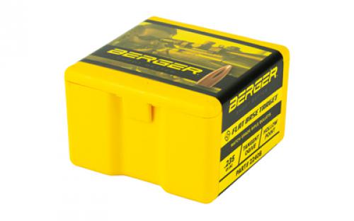 Berger Bullets FB Target, .224 Diameter, 22 Caliber, 52 Grain, Flat Base Hollow Point, 100 Count 22408