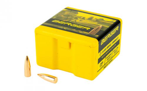 Berger Bullets FB Target, .224 Diameter, 22 Caliber, 55 Grain, Flat Base Hollow Point, 100 Count 22410
