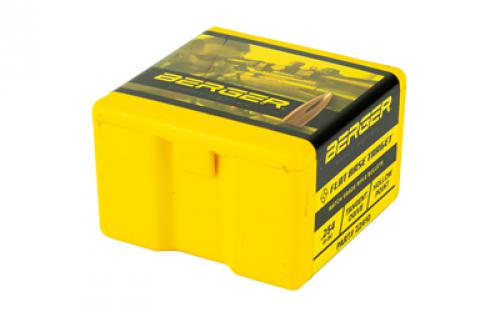 Berger Bullets FB Target, .224 Diameter, 22 Caliber, 55 Grain, Flat Base Hollow Point, 100 Count 22410
