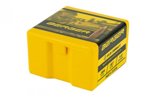 Berger Bullets VLD Target, .224 Diameter, 22 Caliber, 70 Grain, Boat Tail Hollow Point, 100 Count 22418