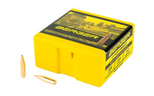 Berger Bullets VLD Target, .224 Diameter, 22 Caliber, 80 Grain, Boat Tail Hollow Point, 100 Count 22422